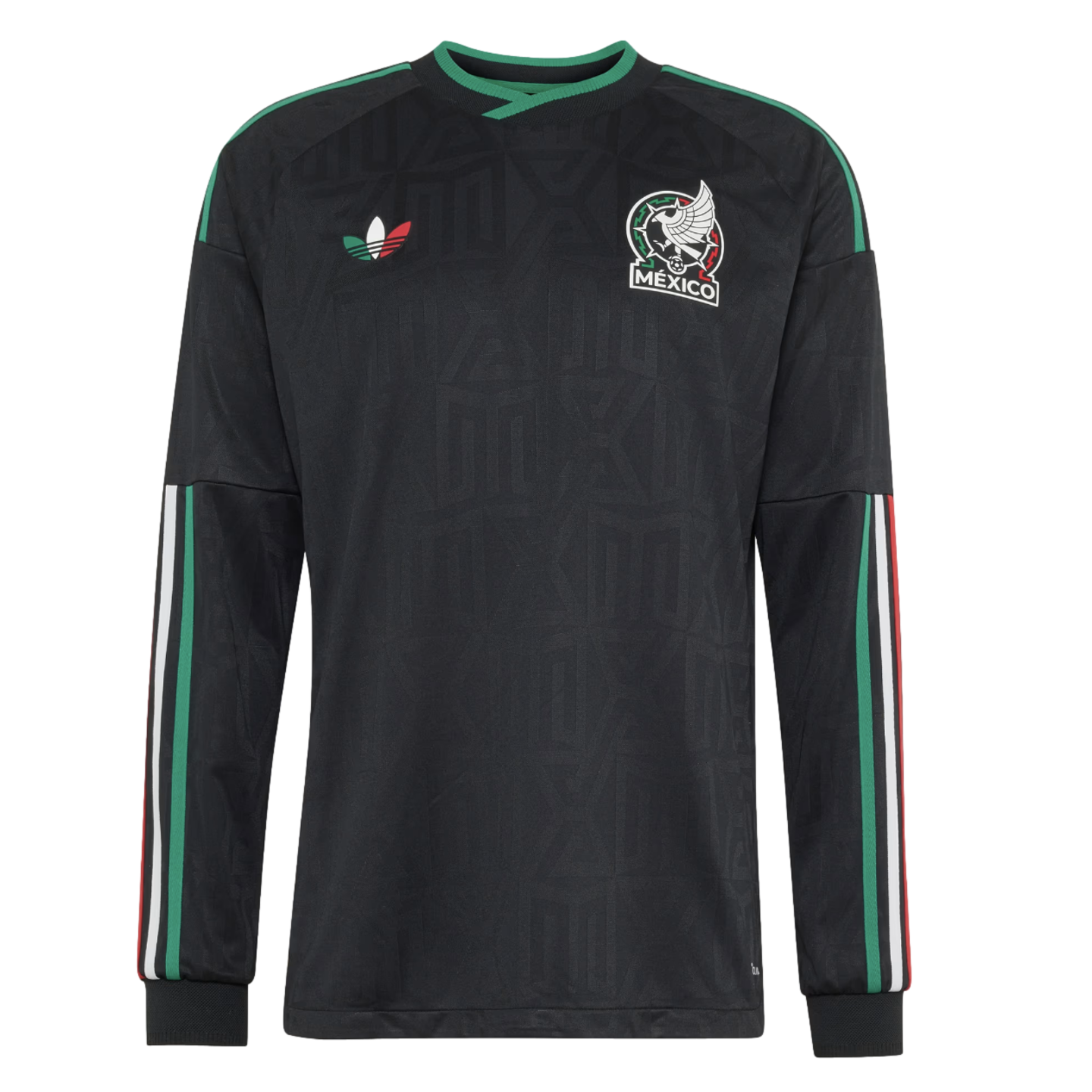 Mexico 2026 Authentic Long Sleeve Jersey Soccer JY7001 Black