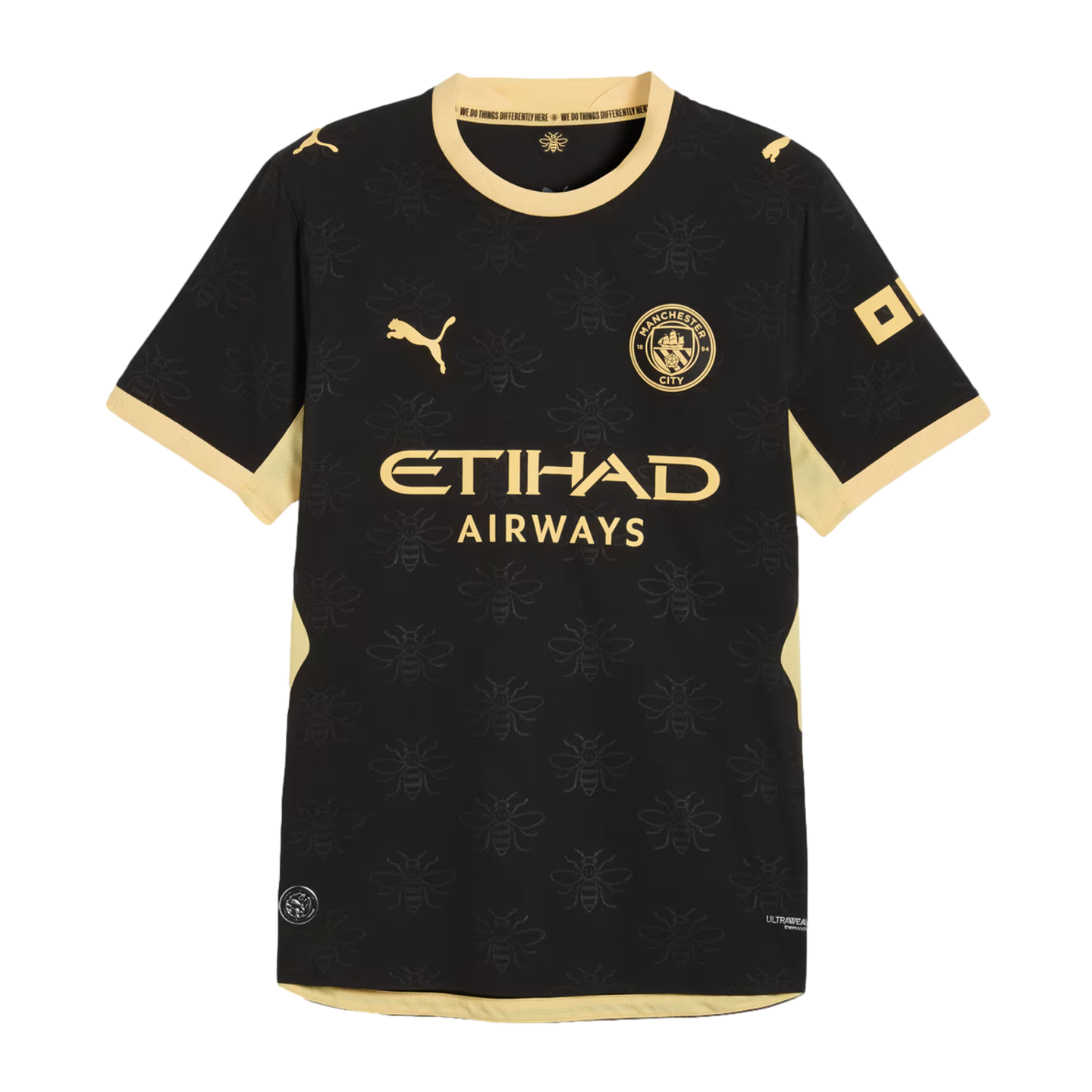 Manchester City 26/27 Authentic Away Jersey Soccer 784336-03 Black
