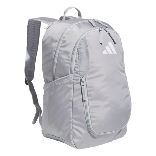 adidas black and grey polyester backpack adidas Stadium 4 Backpack