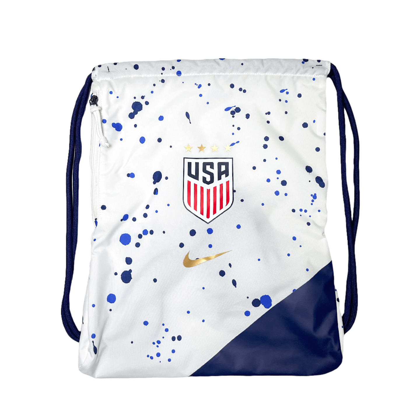 Bolsa de deporte Nike USA Gym Sack con cordon para futbol DZ7305 100 color azul Stefans Soccer