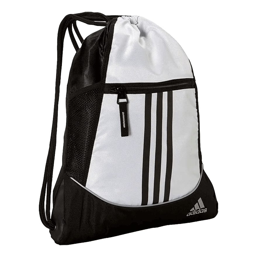 adidas alliance drawstring backpack white Adidas Alliance II Sackpack – Stefans Soccer
