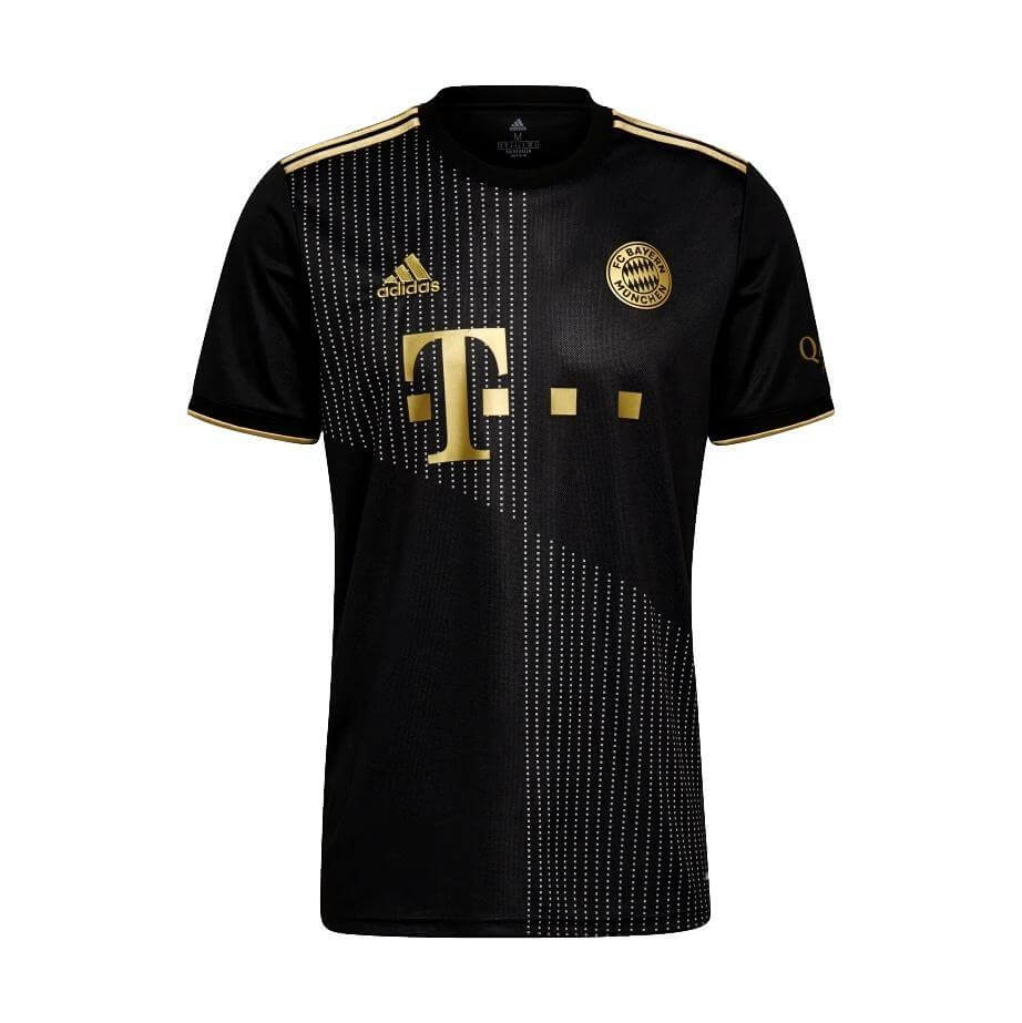 FCバイエルン・ミュンヘン 21/22 アウェイ 黒/金 adidas Men's Bayern Munich 21/22 Away Jersey - Black/Gold – Stefans Soccer