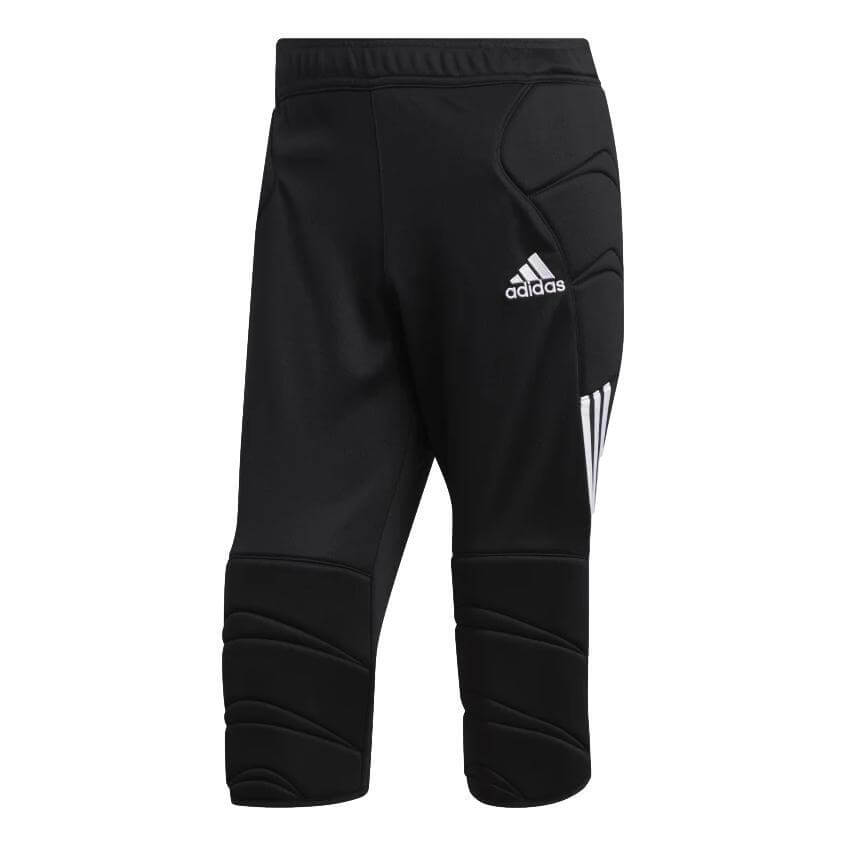 Pantalon de futbol de portero Adidas Tierro 3 4 para hombre color negro