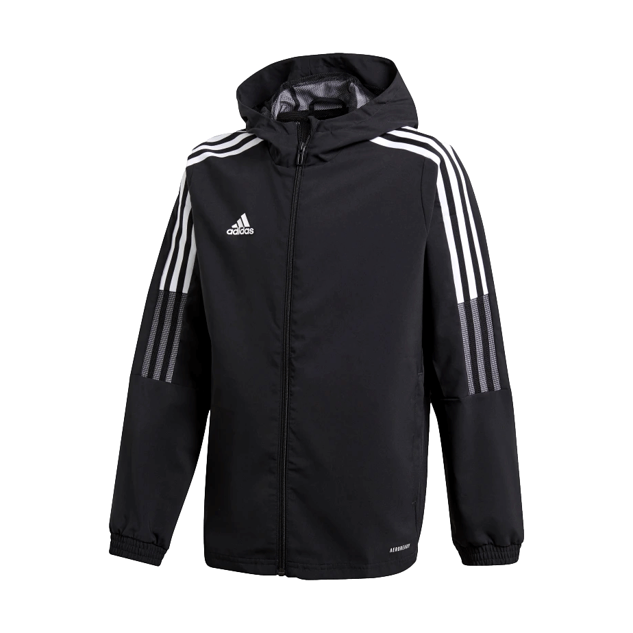 Adidas Tiro 21 Youth Windbreaker Jacket - Black – Stefans Soccer