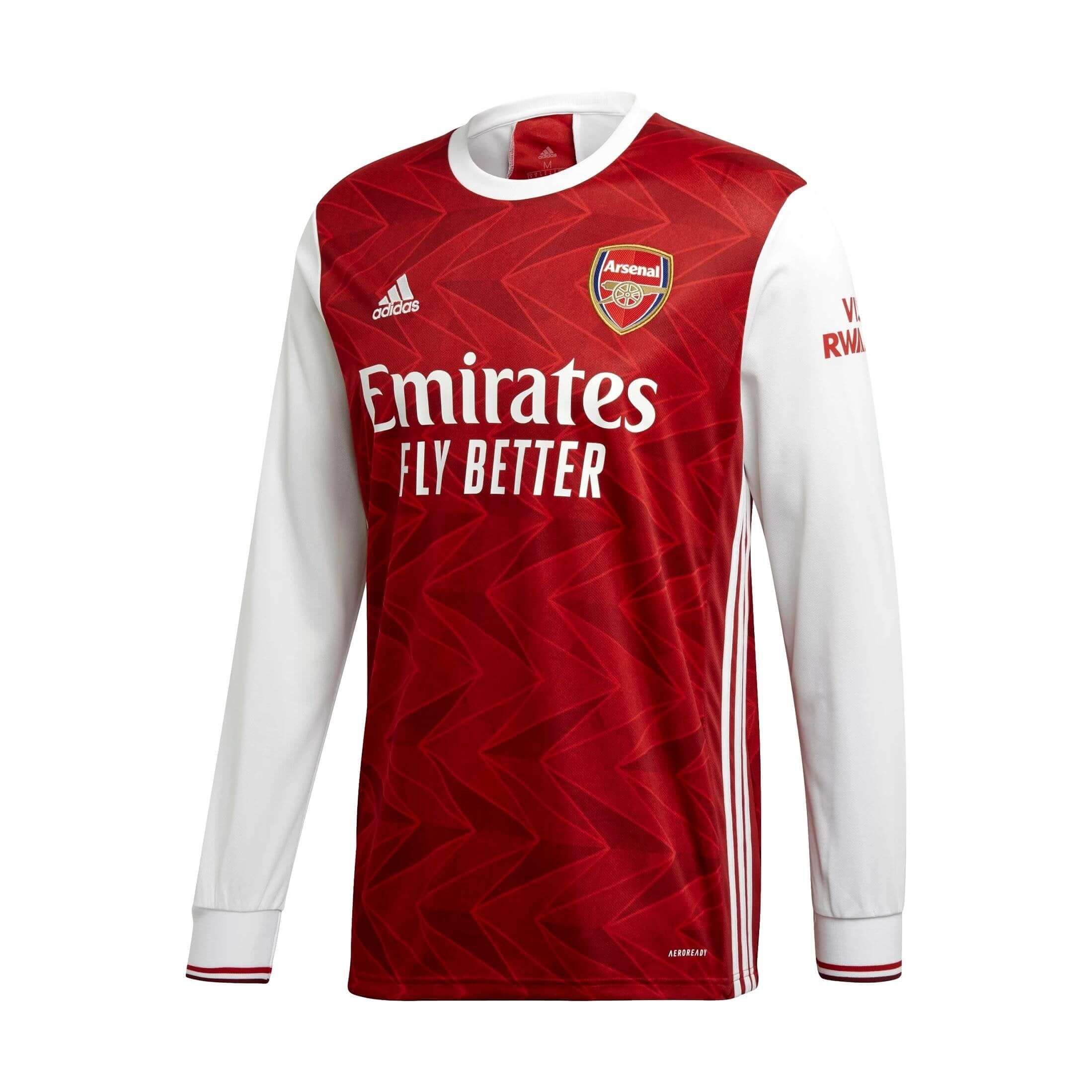 Arsenal 20/21 Home Long Sleeve Jersey – Stefans Soccer