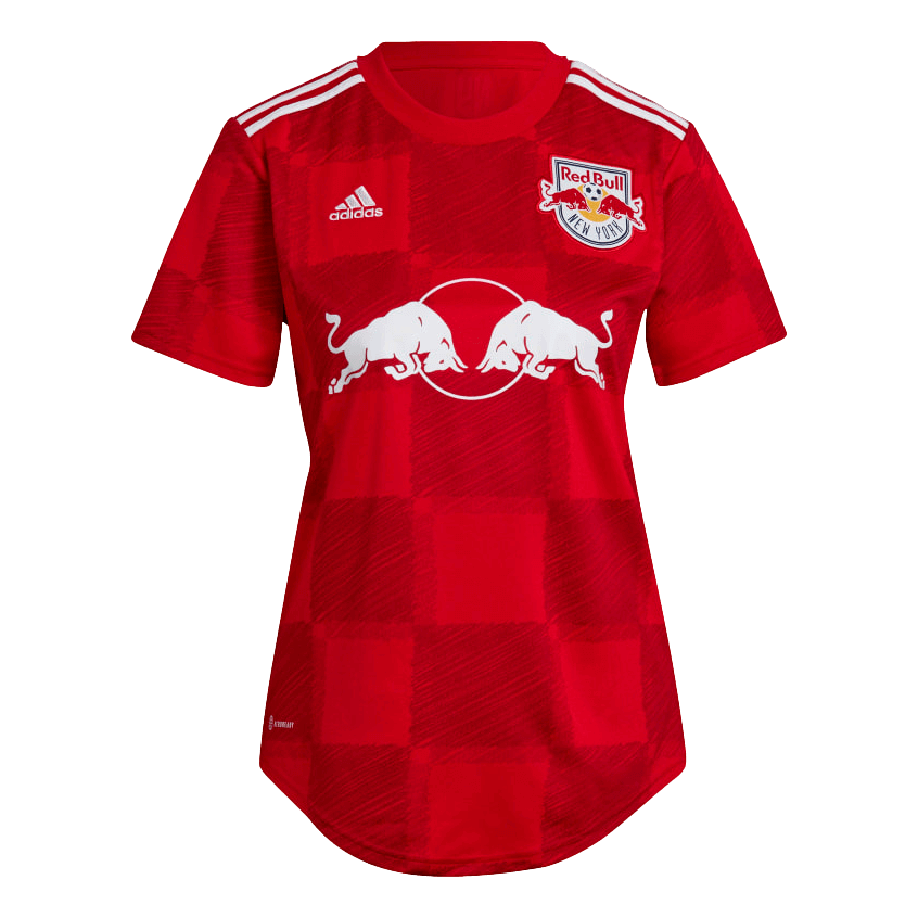 Camiseta de visitante adidas New York Red Bulls 22/23 para mujer