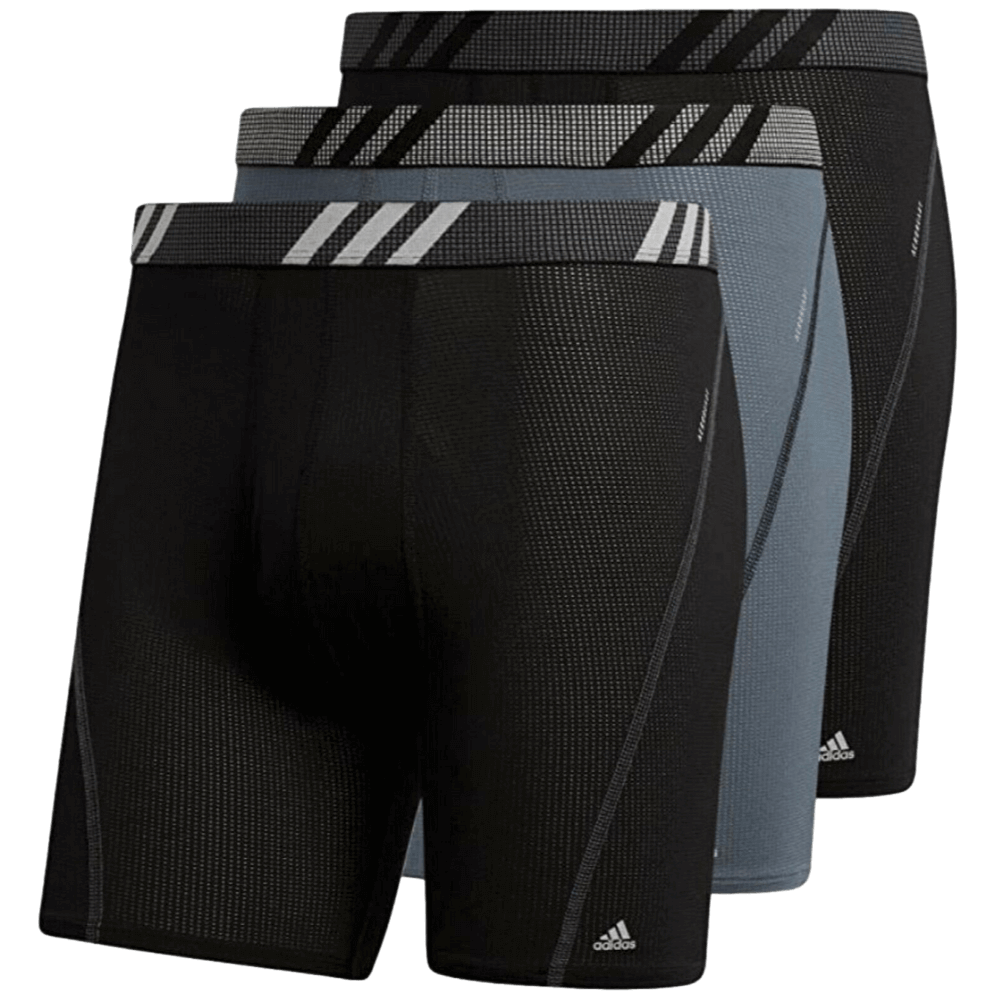 Adidas Sport Performance Mesh Boxer Brief (3 Pack) - Black 5154220