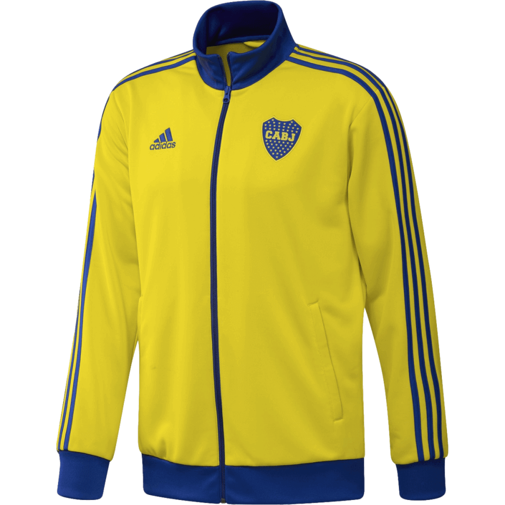 Adidas Boca Juniors 3 Stripe Track Top Jacket Stefans Soccer