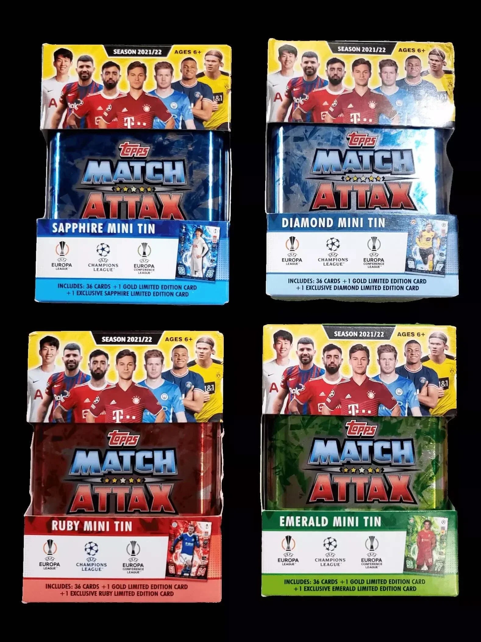 Topps 2021/22 UEFA Champions League Match Attax Mini Gemstone Tin – Stefans  Soccer