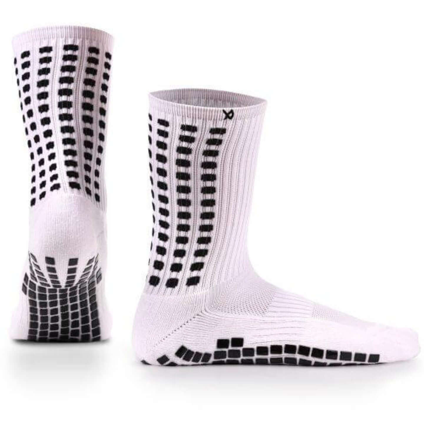 Lux v1.2 Anti Slip Calf Sports Socks - White LUXCWHT
