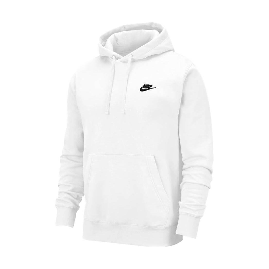 Nike Men's Sportswear Club Fleece Hoodie White – Stefans Soccer