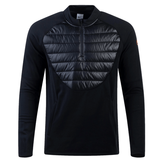 Nike Men's Therma-Fit Academy Winter Warrior Soccer Drill Top - Black