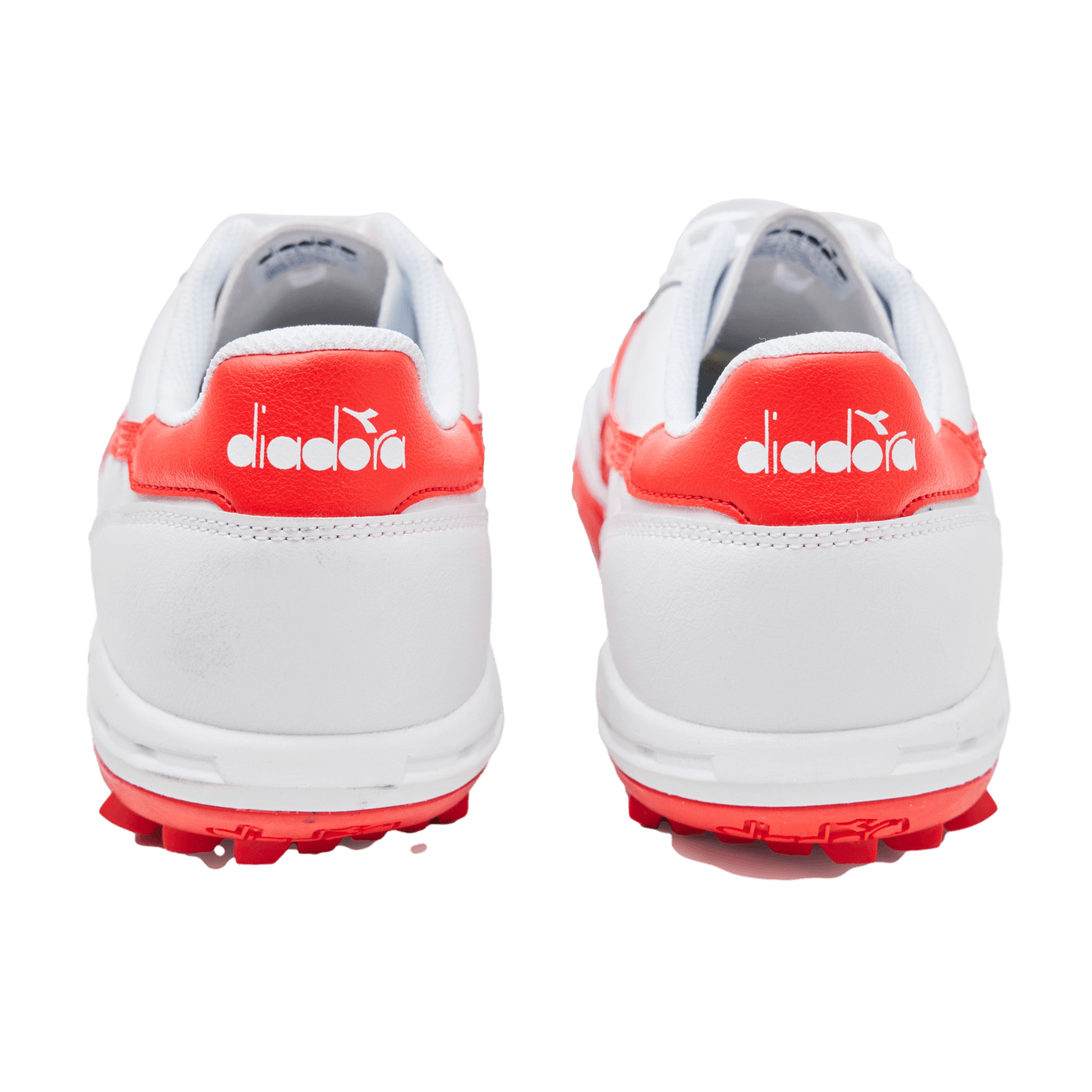 Diadora Calcetto LT Turf Soccer Shoes - White & Red