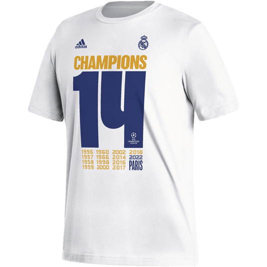 Camiseta de campeones del Real Madrid de Adidas