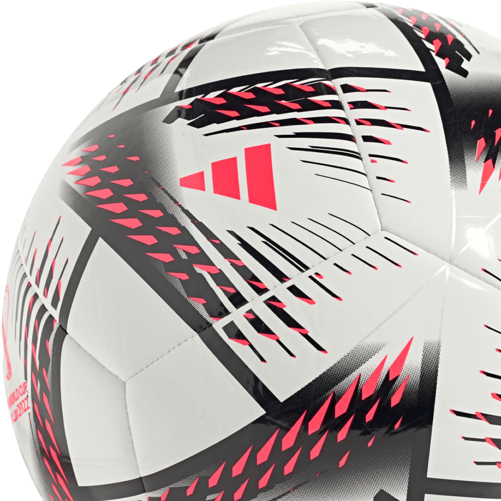 (ADID-H57778) Adidas Rihla World Cup Club Ball [WHITE,BLACK,SOLRED]