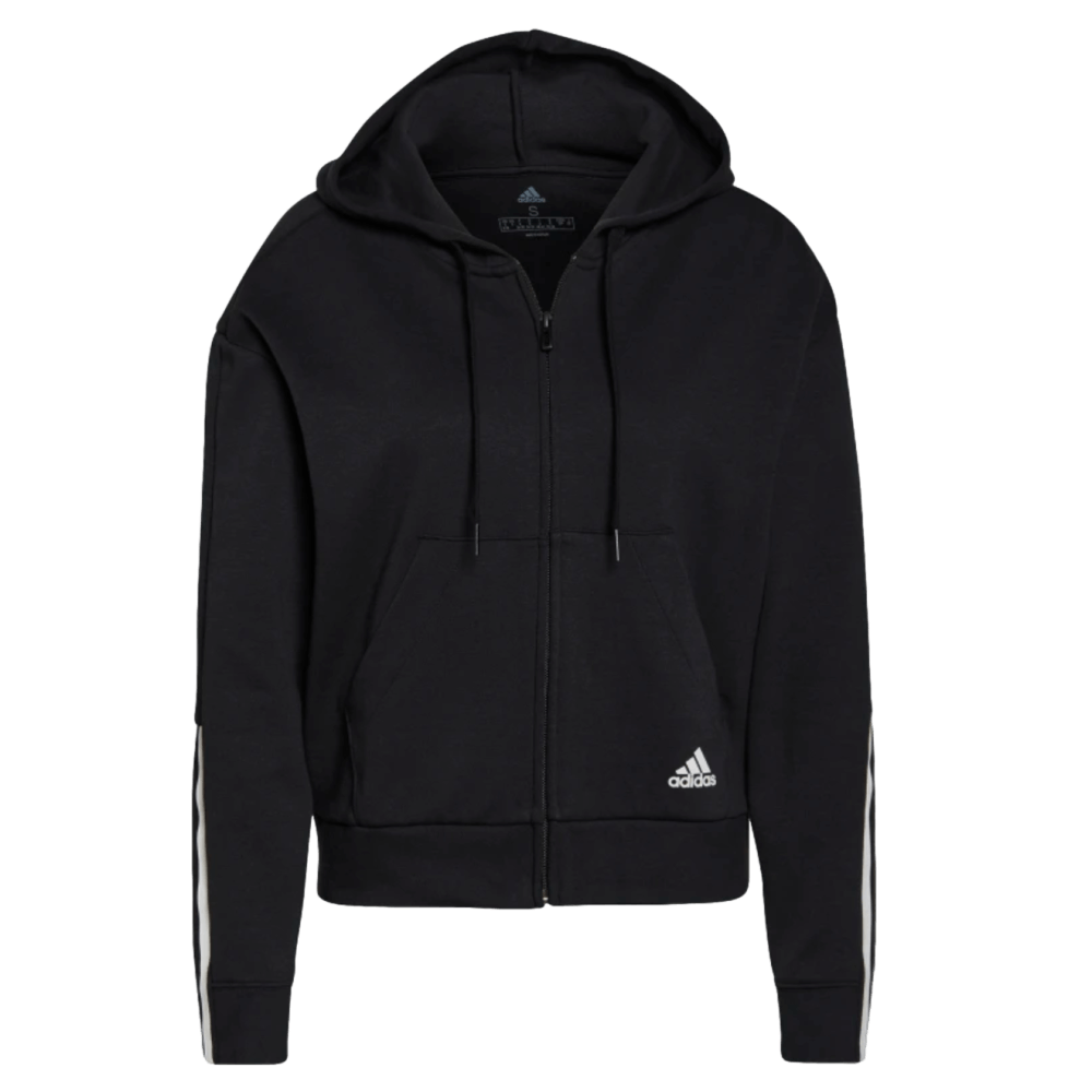 Sudadera con capucha y cremallera completa Adidas Essentials para mujer