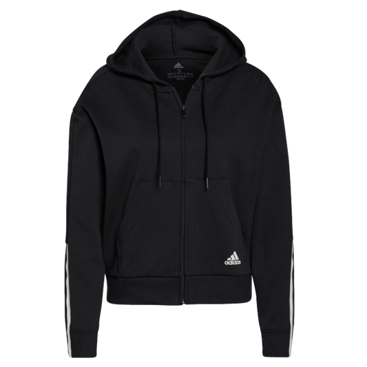 Sudadera con capucha y cremallera completa Adidas Essentials para mujer