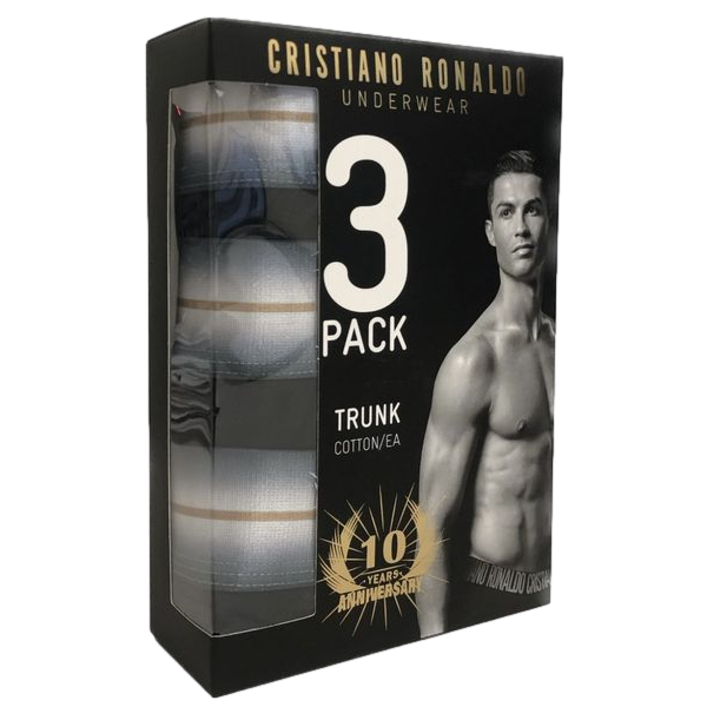 CR7 Underwear Cotton Blend Trunks (3 Pack)