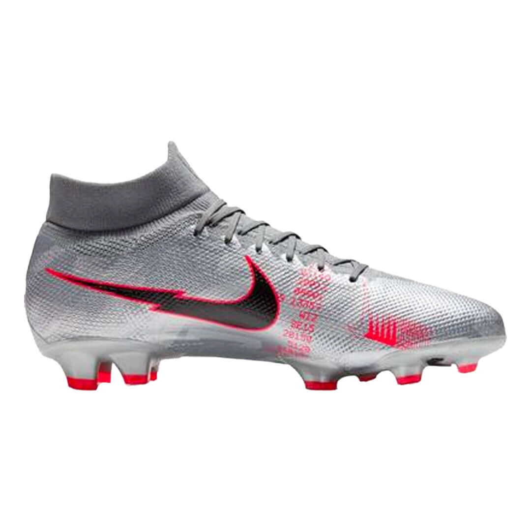 Nike Mercurial Superfly 7 Pro Firm Ground Soccer Cleats - Silver