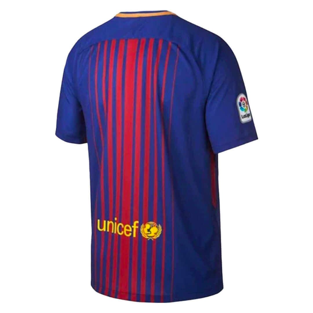 Nike 17/18 FC Barcelona Stadium Jersey with Sponsor Youth