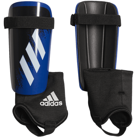 (ADID-FS6595) Adidas X Match Youth Shin Guards [white/royal blue/black]