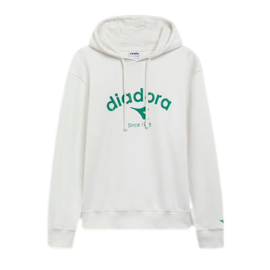 Sudadera con capucha y logotipo deportivo de Diadora