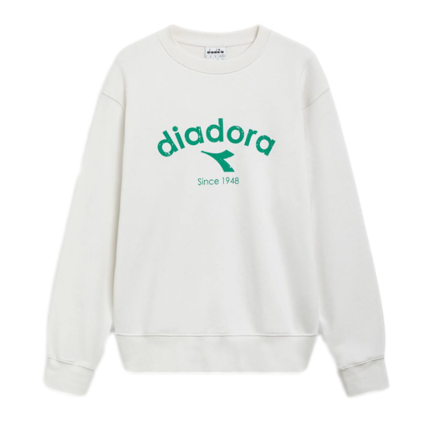 Sudadera con cuello redondo y logotipo deportivo de Diadora