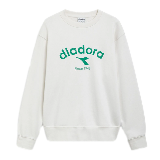 Sudadera con cuello redondo y logotipo deportivo de Diadora