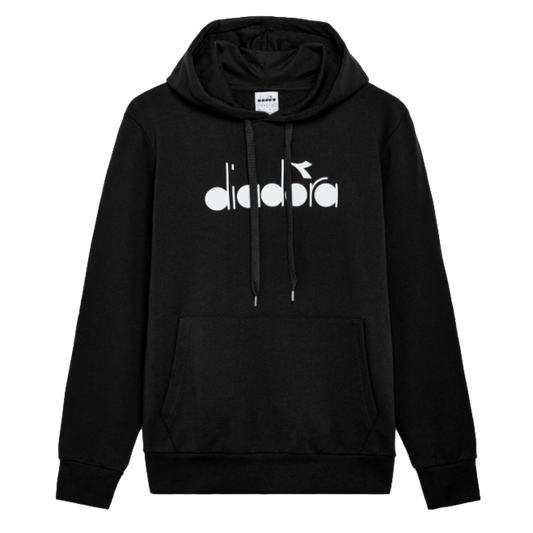 Sudadera con capucha y logotipo de Diadora