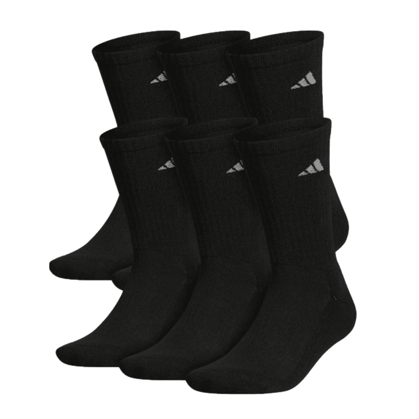 Calcetines deportivos acolchados Adidas Athletic (paquete de 6)