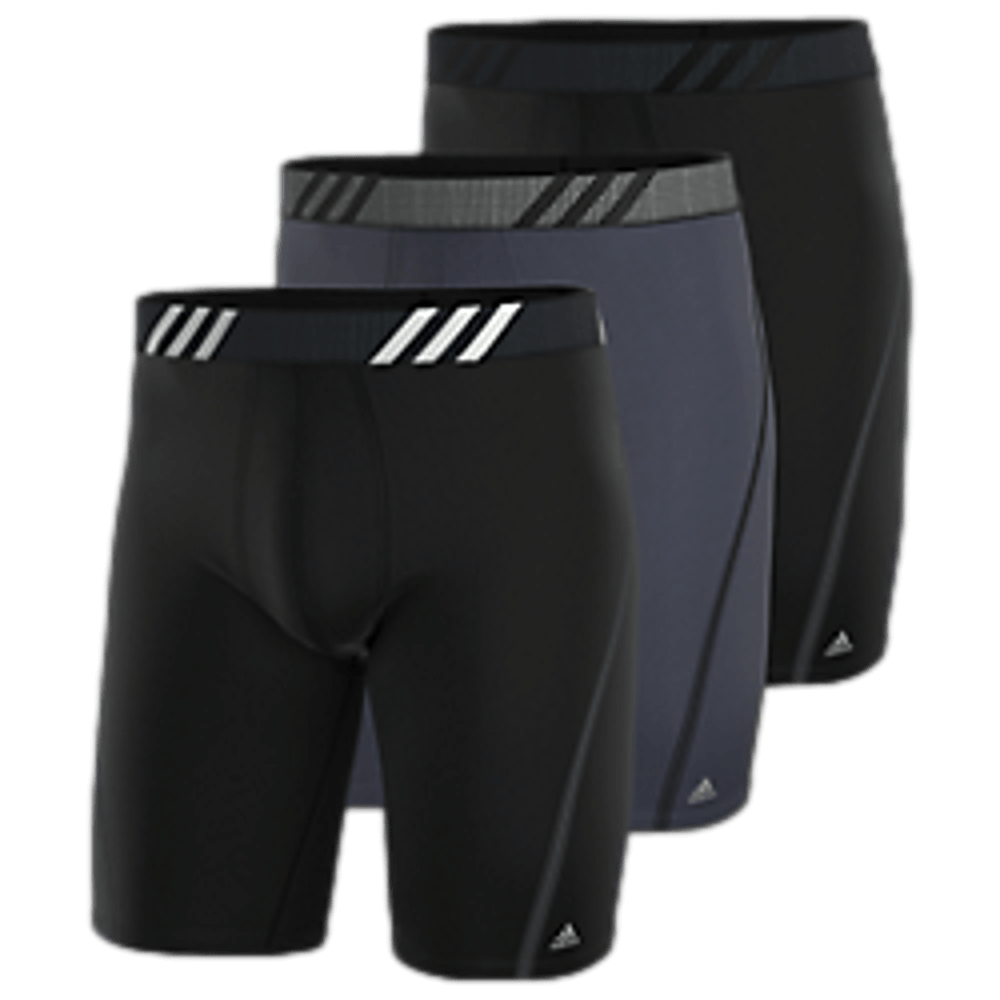 Calzoncillos tipo bóxer largos de malla Adidas Sport Performance (paquete de 3)