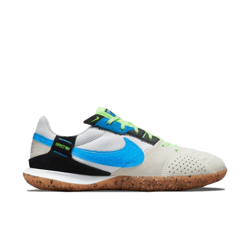 Nike Streetgato Indoor Soccer Court Shoes - White / Brown
