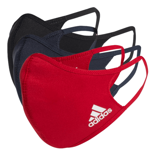 Adidas 3 Stripes Face Cover Mask (3-Pack)