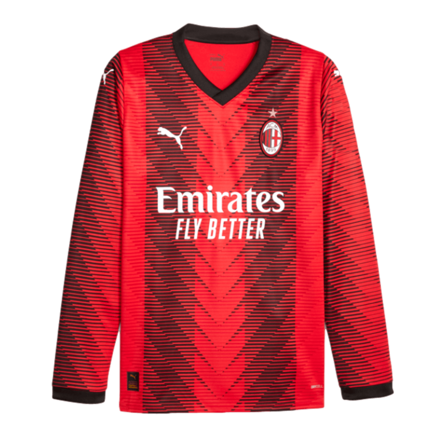 Camiseta de local de manga larga Puma AC Milan 23/24