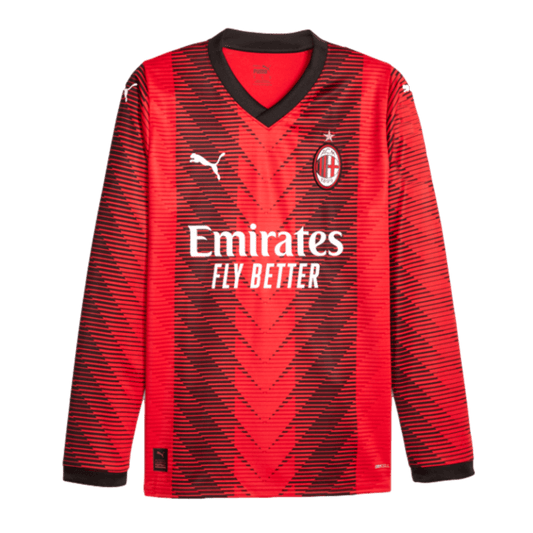 Camiseta de local de manga larga Puma AC Milan 23/24