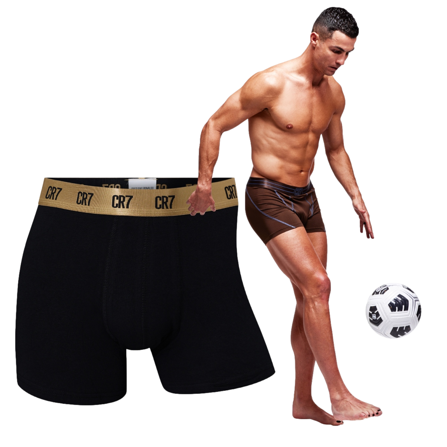 CR7 Underwear Cotton Blend Trunks (4 Pack)