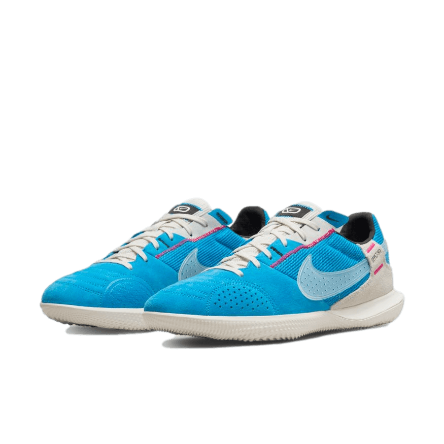 Nike Streetgato Indoor Soccer Court Shoes - Blue / White 