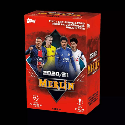 Topps 2021 Uefa Champions League Merlin Soccer Blaster Box