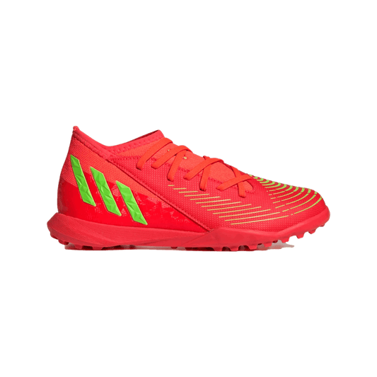 Adidas Predator Edge.3 Youth Turf Soccer Shoes - Red