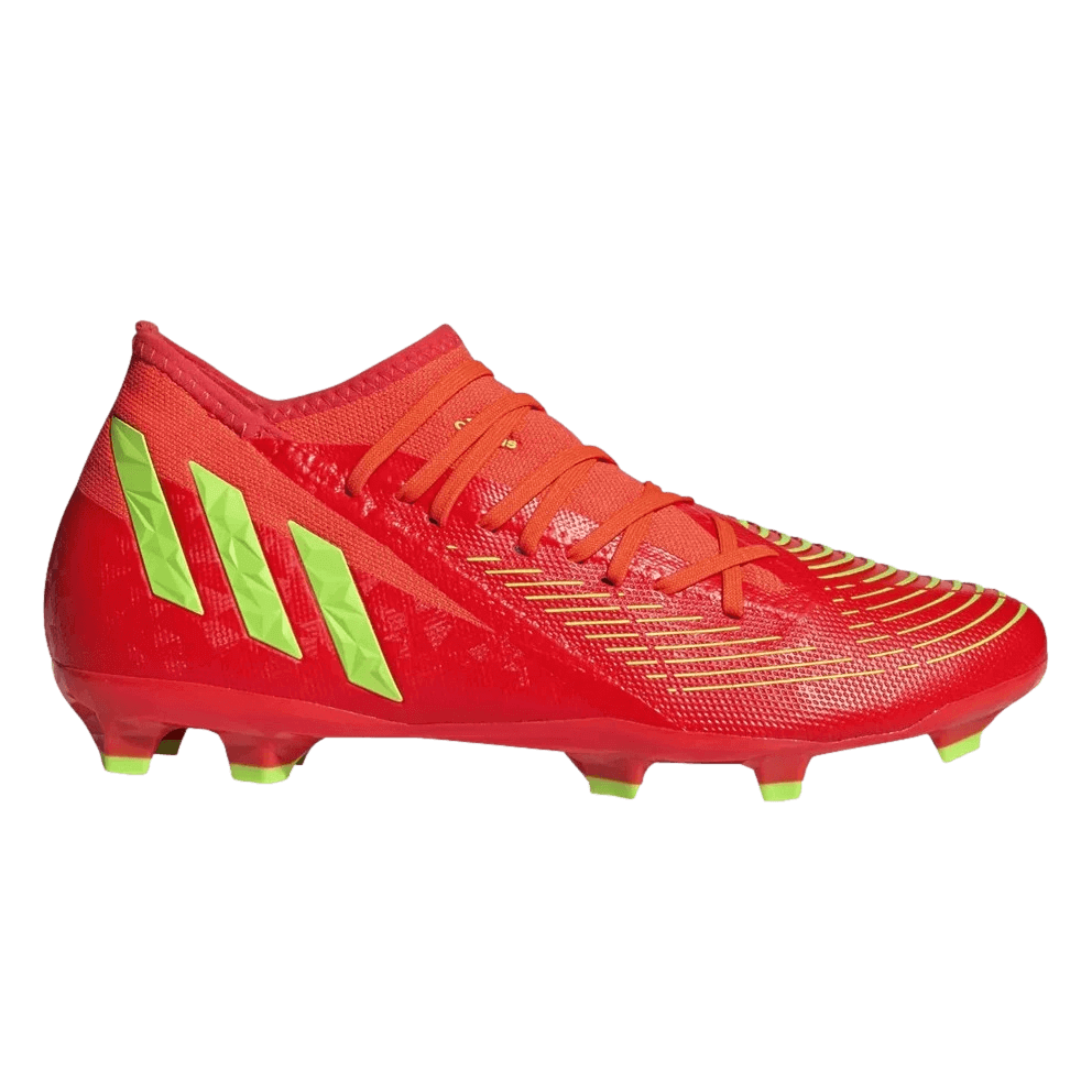 Adidas Predator Edge.3 Firm Ground Soccer Cleats - Red