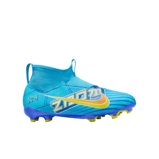 Botas de fútbol para terreno firme Nike Mercurial Zoom Superfly 9 Academy KM Mbappe MG para jóvenes