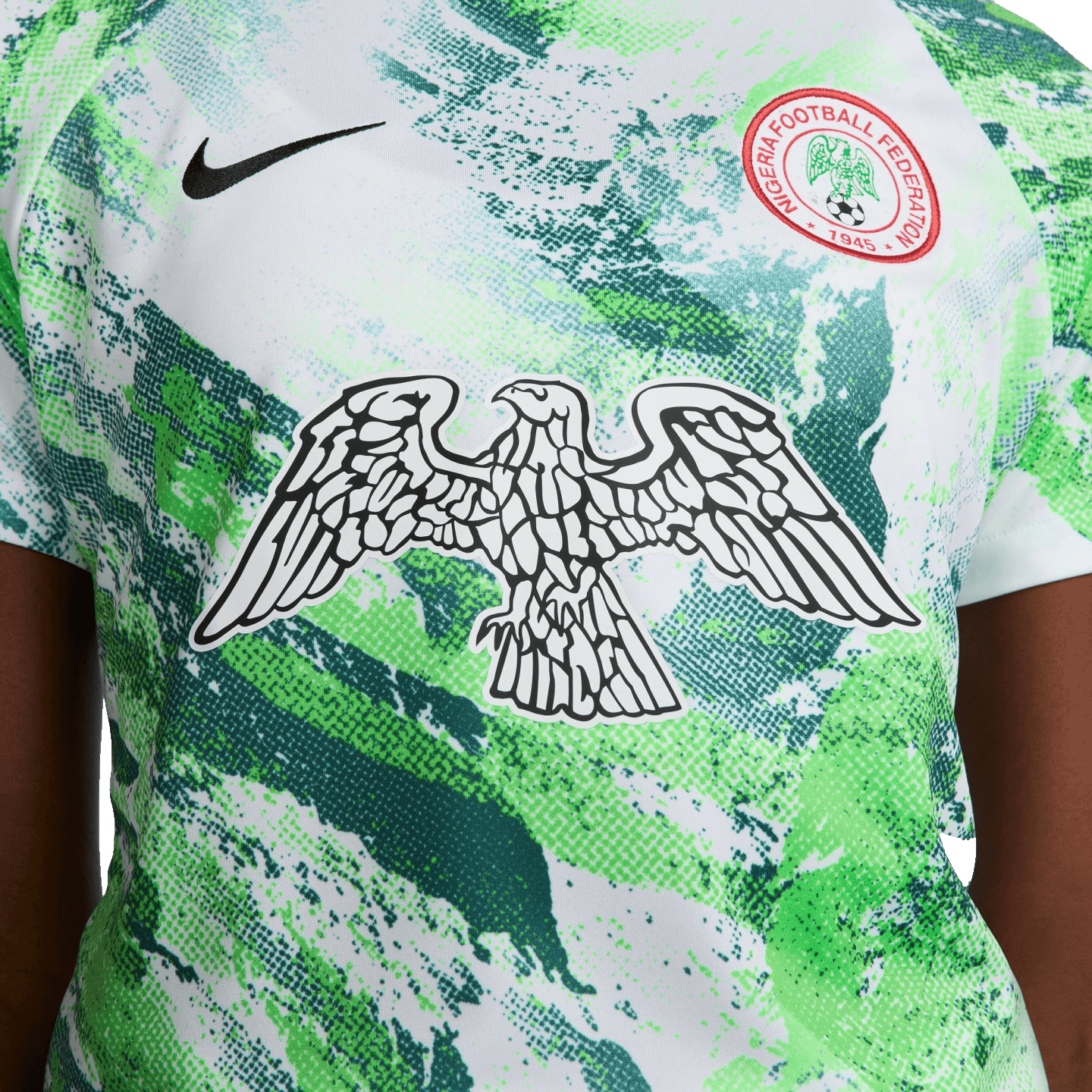 Camiseta de futbol Nike Nigeria Academy Pro para mujer prepartido DR5042 100 color blanco Stefans Soccer