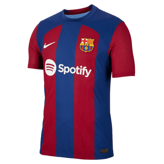 (NIKE-DX2615-456) Camiseta local auténtica del Barcelona 23/24 de Nike [AZUL REAL PROFUNDO/ROJO NOBLE/BLANCO] (lanzamiento el 5/6/23)