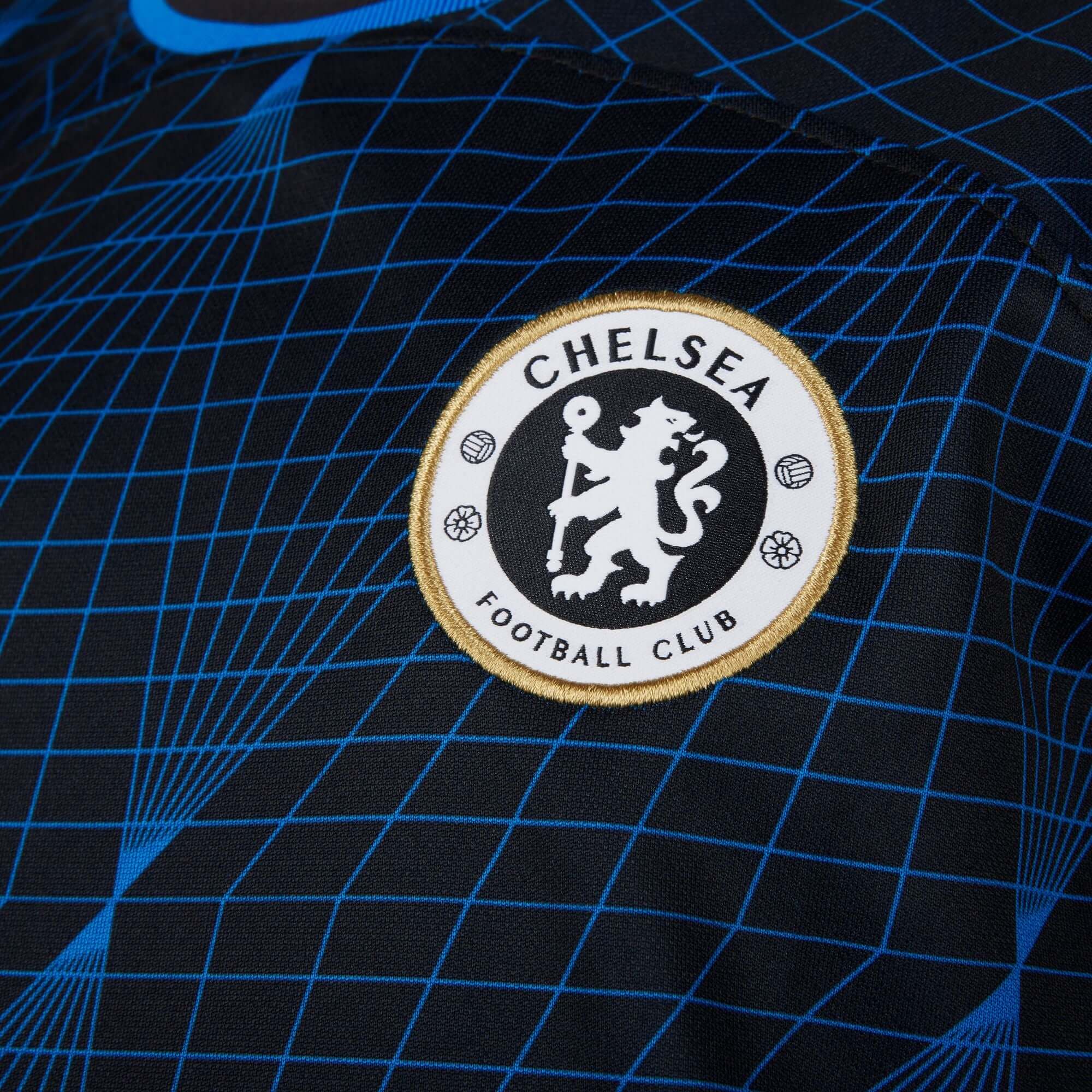 Nike Chelsea 23/24 Youth Away Jersey Soccer DX2757-427 Blue