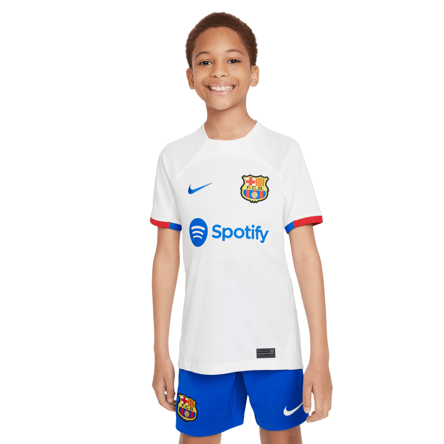 Camiseta de visitante Nike Barcelona 23/24 para niños