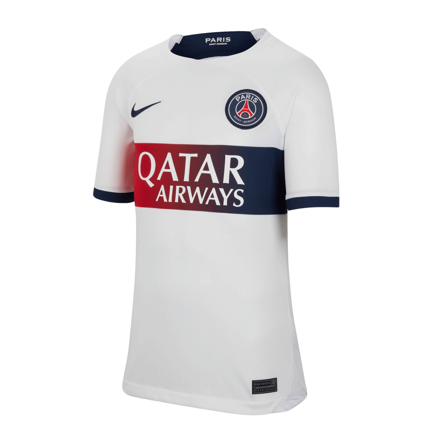 Camiseta de visitante Nike Paris Saint-Germain 23/24 para jóvenes