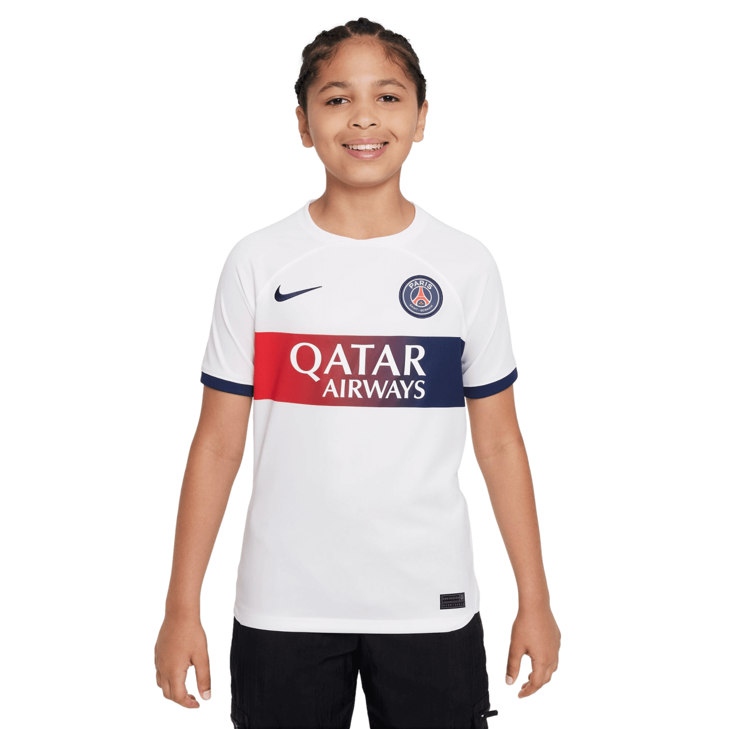 Camiseta de visitante Nike Paris Saint-Germain 23/24 para jóvenes