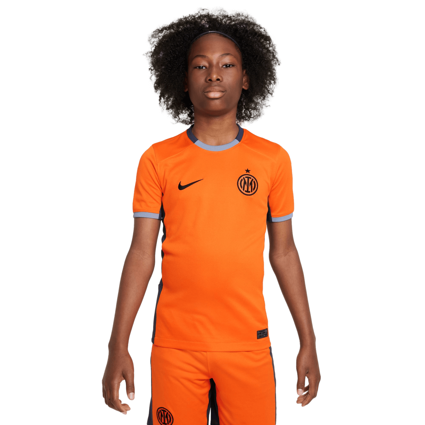 Camiseta de futbol Nike Inter de Milan 23 24 para jovenes tercera equipacion DX9850 820 naranja