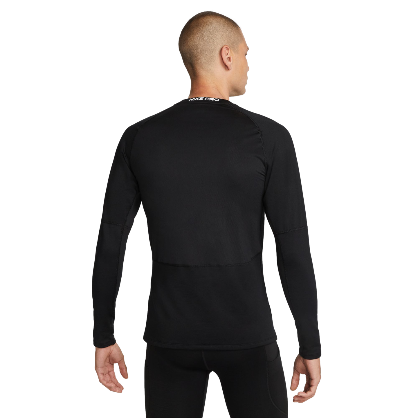 Nike Pro Warm Long Sleeve Top - Black