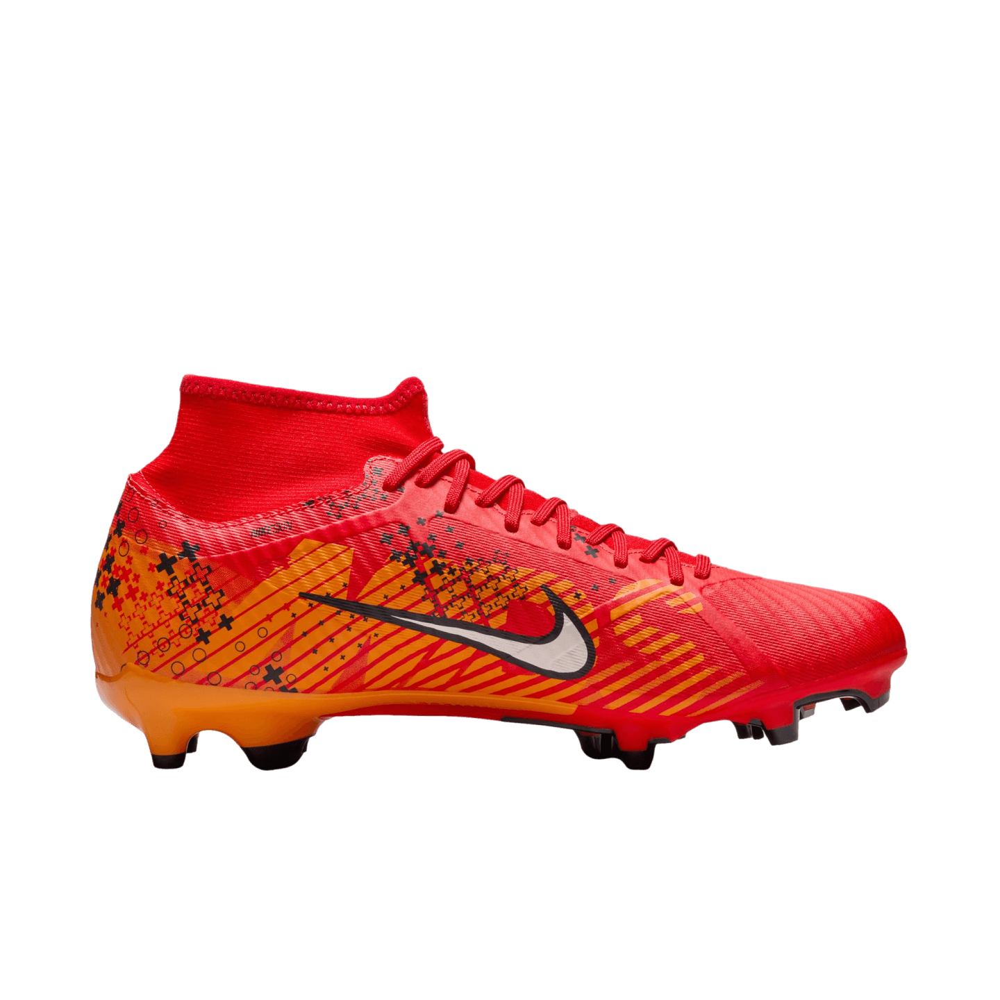 Red nike soccer boots sales